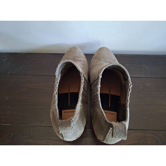 Dolce Vita Kadie Gray Suede Chelsea Ankle Bootoe/Pre-owned, Sz. 8 - Picture 7 of 9